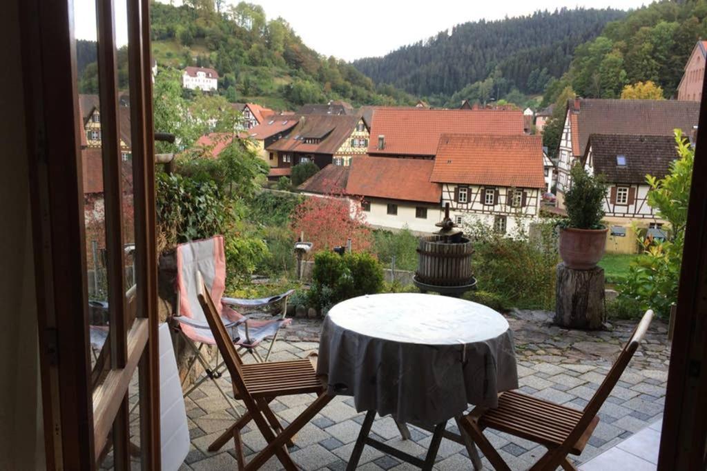 Urlaub Mit Blick Auf Schiltachs Fachwerkhaeuser Ngoại thất bức ảnh